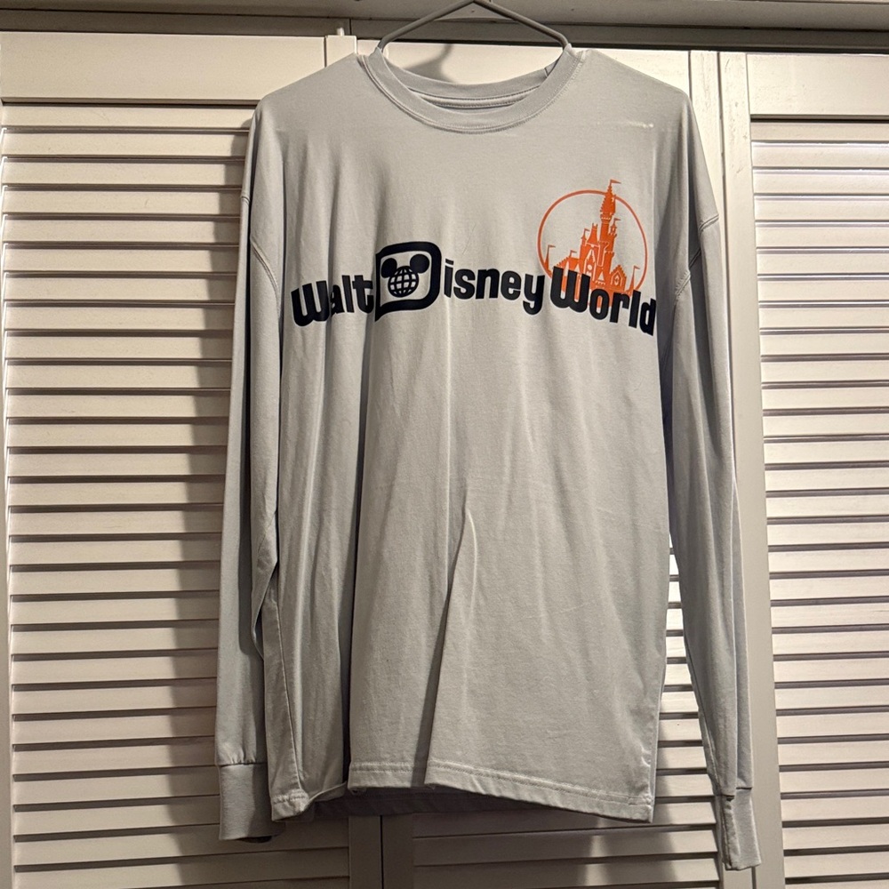 Walt Disney World Gray Long Sleeve Shirt